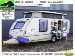 Pre-owned 2011 Sprite Splash Caravan (On Road) On-Road Sprite Caravan for sale
