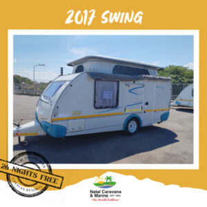 Pre-owned 2017 Sprite Swing On-Road Sprite Caravan for sale