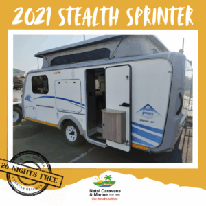 Pre-owned 2021 Stealth Sprinter 594 Off-road Stealth Caravan for sale