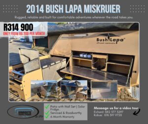Pre-owned 2014 Bush Lapa Miskruier Off-road Bush Lapa Caravan for sale