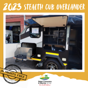 Pre-owned 2023 Stealth Cub Overlander Off-road Stealth Caravan for sale