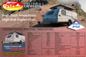 New Stealth X-Country 594 Gravel Road Stealth Caravan for sale
